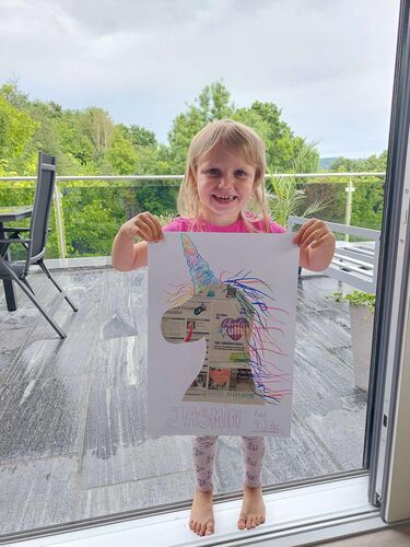 Bastel-Jubiläumsaktion -  Jasmin 4 Jahre aus aus Amstetten