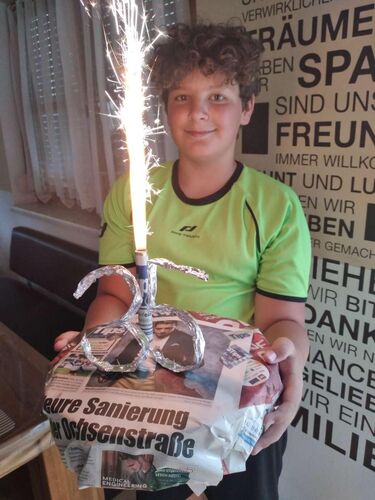 Bastel-Jubiläumsaktion -  Jonathan aus aus Grieskirchen