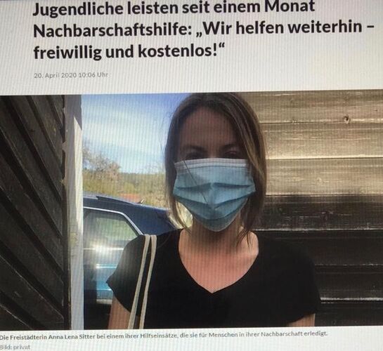 Corona HeldIn - Anna-Lena  aus Freistadt
