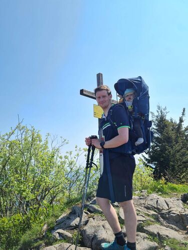 Tips Gipfelstürmer - Hannes mit Lukas - Hutkogel (1054m)