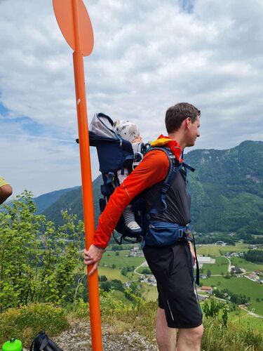 Tips Gipfelstürmer - Hannes mit Lukas - Gumsenkogel (822m)