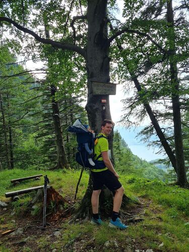 Tips Gipfelstürmer - Hannes mit Lukas - Freundschaftshöhe (1020m)