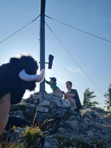 Tips Gipfelstürmer - Hannes mit Lukas - Windhagkogel (1334m)