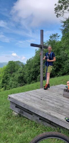 Gipfelstürmer 2024 - Ingrid - Burg Altpernsten Kreuz  ca 800m