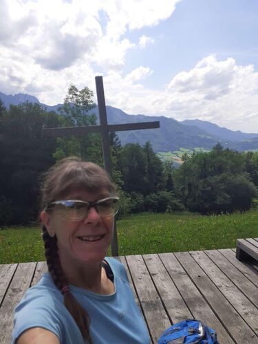 Gipfelstürmer 2024 - Margit - Burg Altpernstein Kreuz