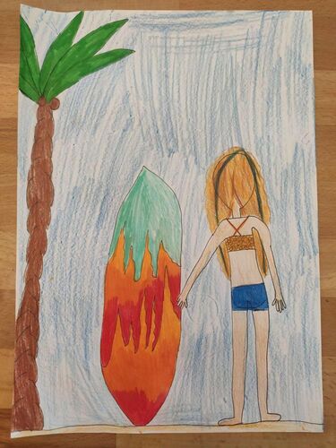 Young at Art - Iris aus Perg