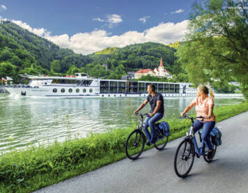 Radkreuzfahrt auf der Donau von Passau/Linz bis nach Budapest für 2 Personen inkl. Vollpension