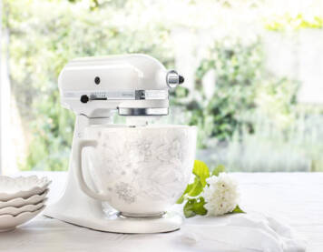 KitchenAid Küchenmaschine ARTISAN Keramikschüssel weiss