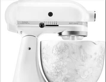 KitchenAid Küchenmaschine ARTISAN Keramikschüssel weiss