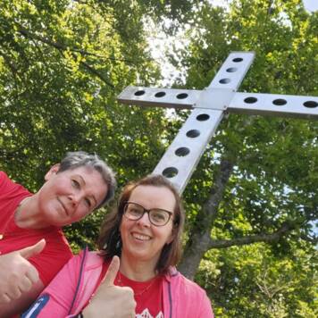 Wanderschwestern Bettina und Sonja aus Rohrbach