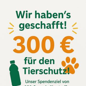  Pfandflaschen für den Tierschutz - Mittelschule Rainbach