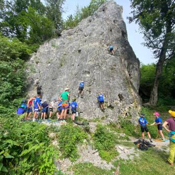  Klettertag im Camp Sibley - SMS Steyr