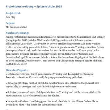  Fair Play - Mittelschule Braunau Stadt