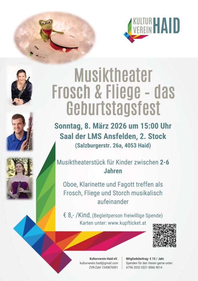 Musiktheater - Frosch & Fliege - das Geburtstagsfest