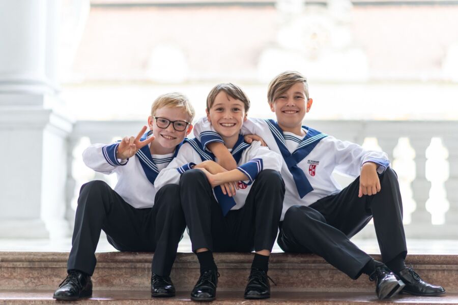 St. Florianer Sängerknaben in der Pfarrkirche Linz-St. Magdalena