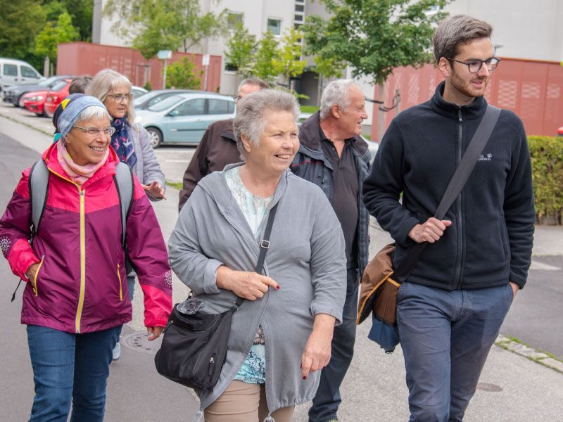 GEHspräche zum Thema Hitzeschutz und „Kühle Orte“ – Stadtteil Bulgariplatz