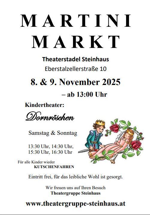 Martinimarkt im Theaterstadl Steinhaus