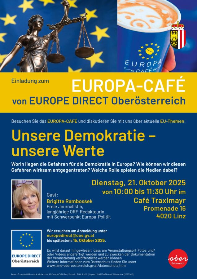 EUROPA-CAFÉ – Unsere Demokratie – unsere Werte