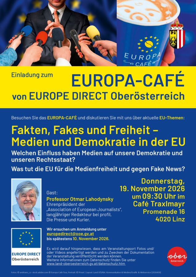 EUROPA-CAFÉ von EUROPE DIRECT Oberösterreich