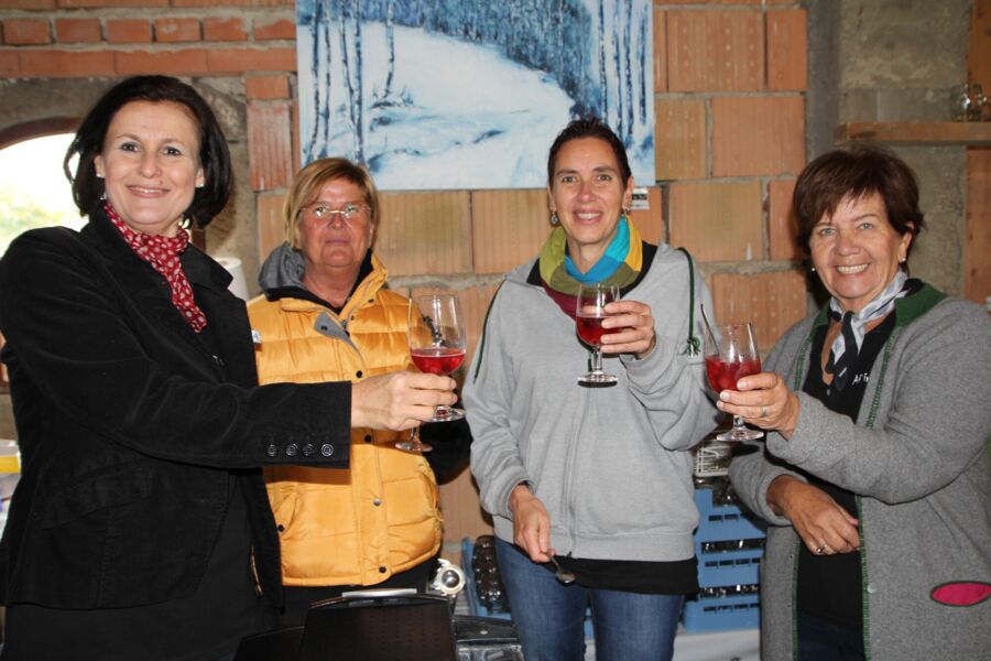 Art im Dorf bei der Weberbartlwanderung