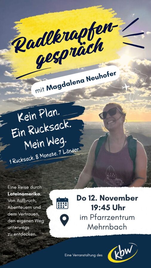 Radlkrapfengespräch mit Magdalena Neuhofer