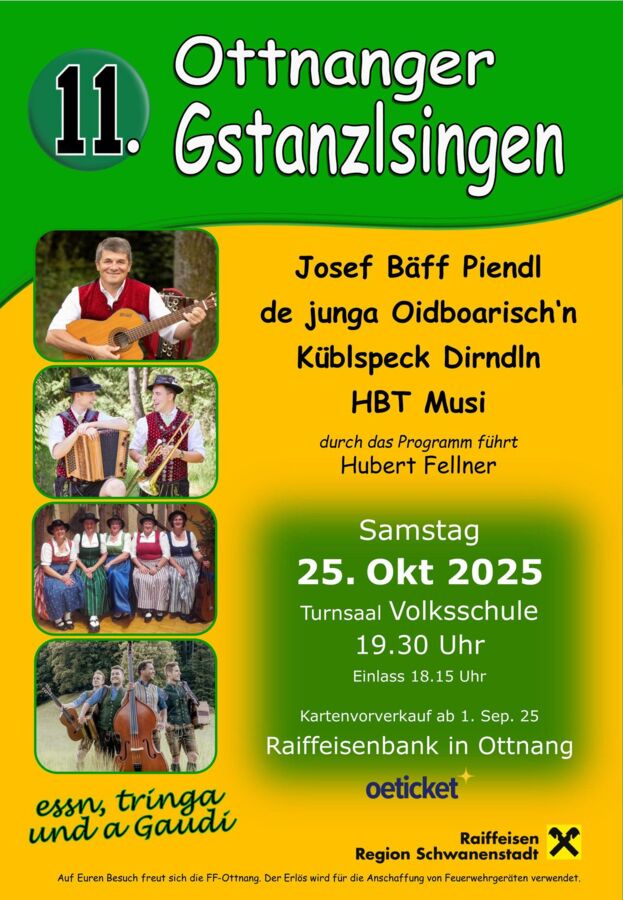 Gstanzlsingen der FF Ottnang