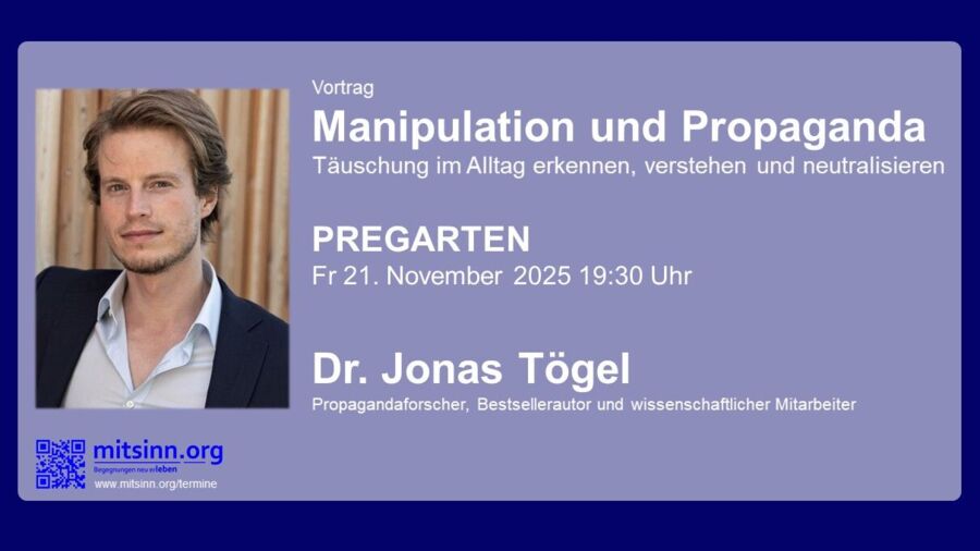 Vortrag • Manipulation und Propaganda • Dr. Jonas Tögel