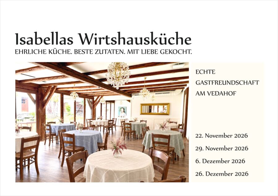 Isabellas Wirtshausküche am Vedahof