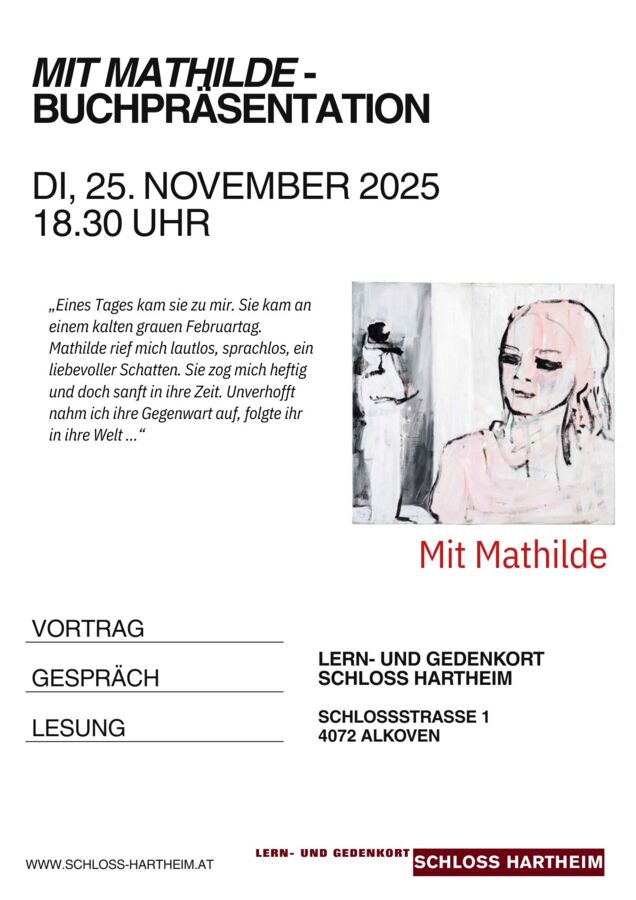 25. November - Schloss Hartheim (Alkoven) - Buchpräsentation „Mit Mathilde“