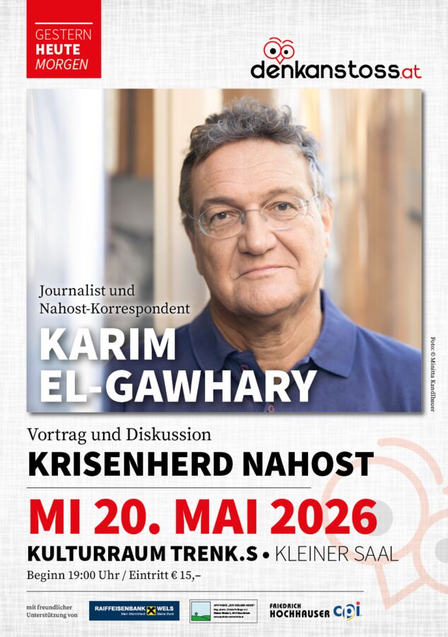Krisenherd Nahost - Vortrag von Karim El-Gawhary