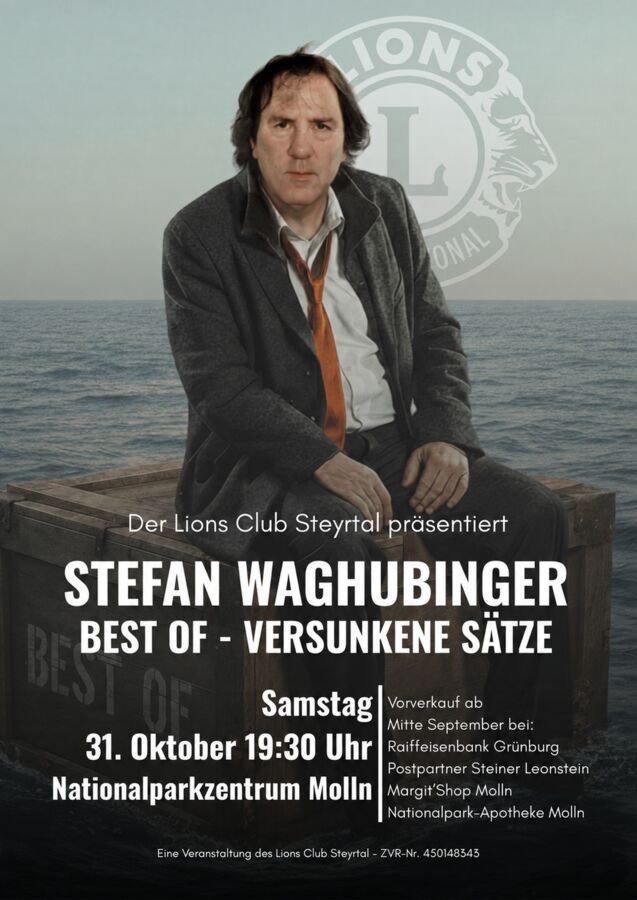 Kabarettgenuss für den guten Zweck: Stefan Waghubinger kommt nach Molln