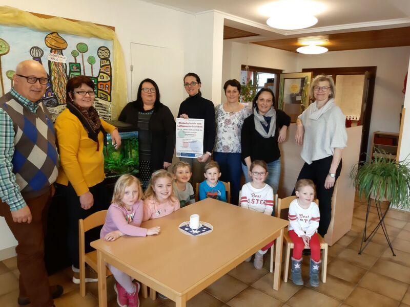 Spende für Kindergarten