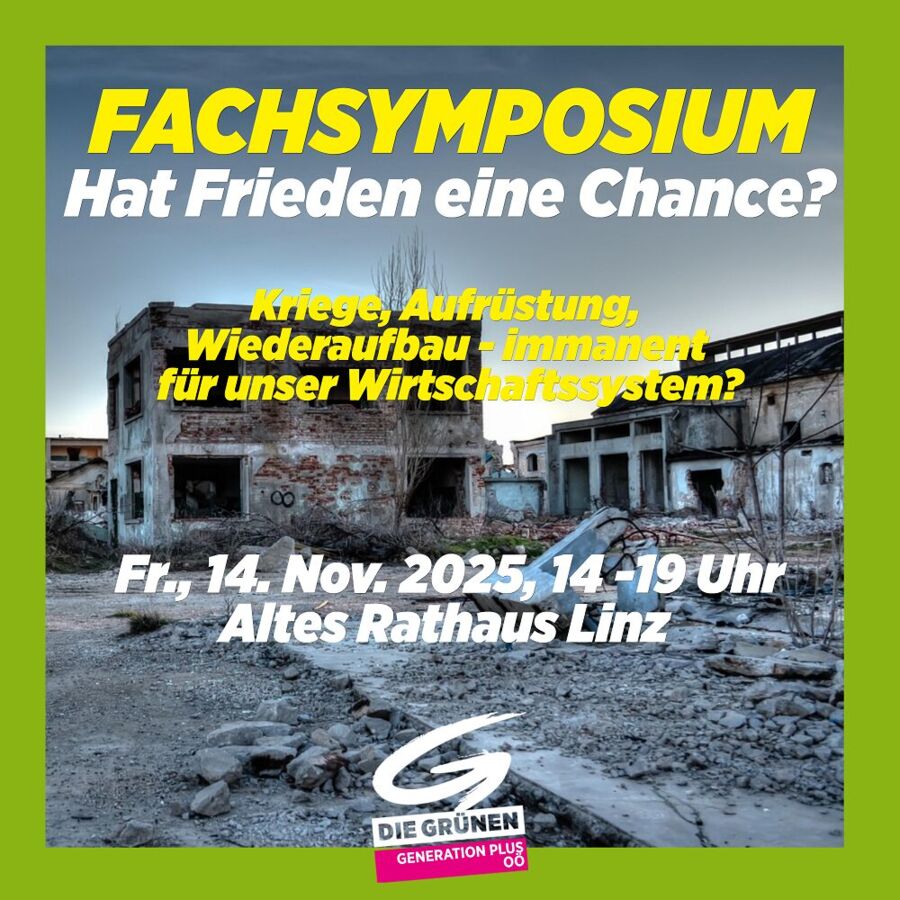 Kriege, Aufrüstung, Wiederaufbau – immanent in unserem Wirtschaftssystem? Hat Frieden eine Chance?