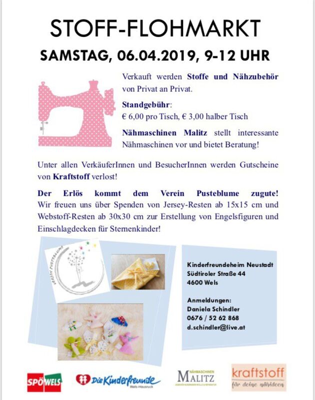 Stoff-Flohmarkt für HobbyschneiderInnen!
