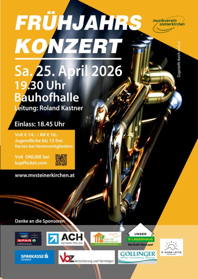 FRÜHJAHRSKONZERT MV Steinerkirchen