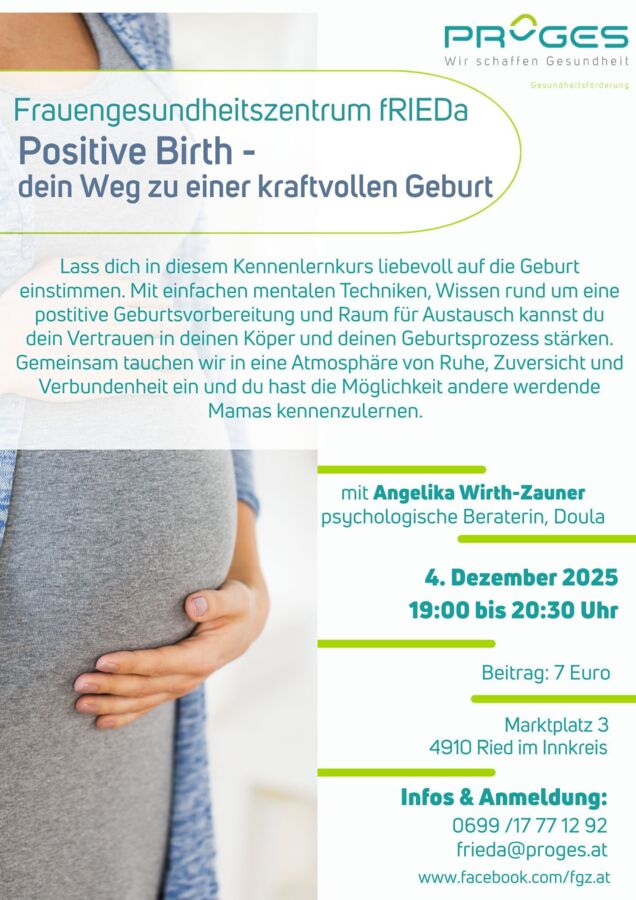 Positiv Birth - dein Weg zu einer kraftvollen Geburt