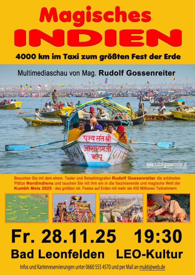 Magisches INDIEN - 4000km im Taxi zum größten Fest der Erde