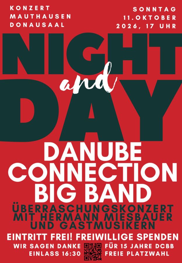 Danube Connection Big Band feiert 15 Jahre mit einem Gratiskonzert!