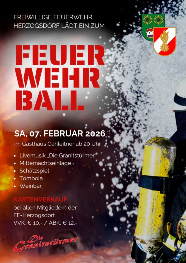 Feuerwehrball der FF Herzogsdorf