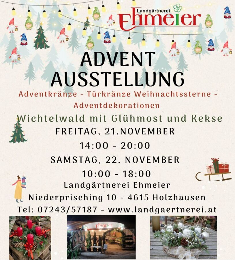 Adventausstellung mit Wichtelwald