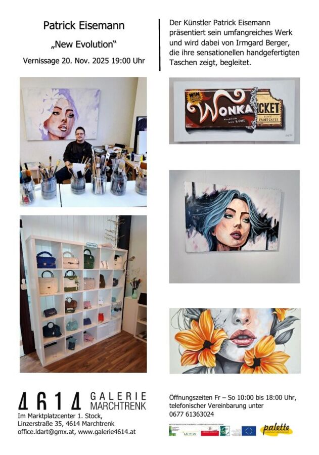 4614Galerie Marchtrenk: New Evolution: Patrick Eisemann, Irmgard Berger
