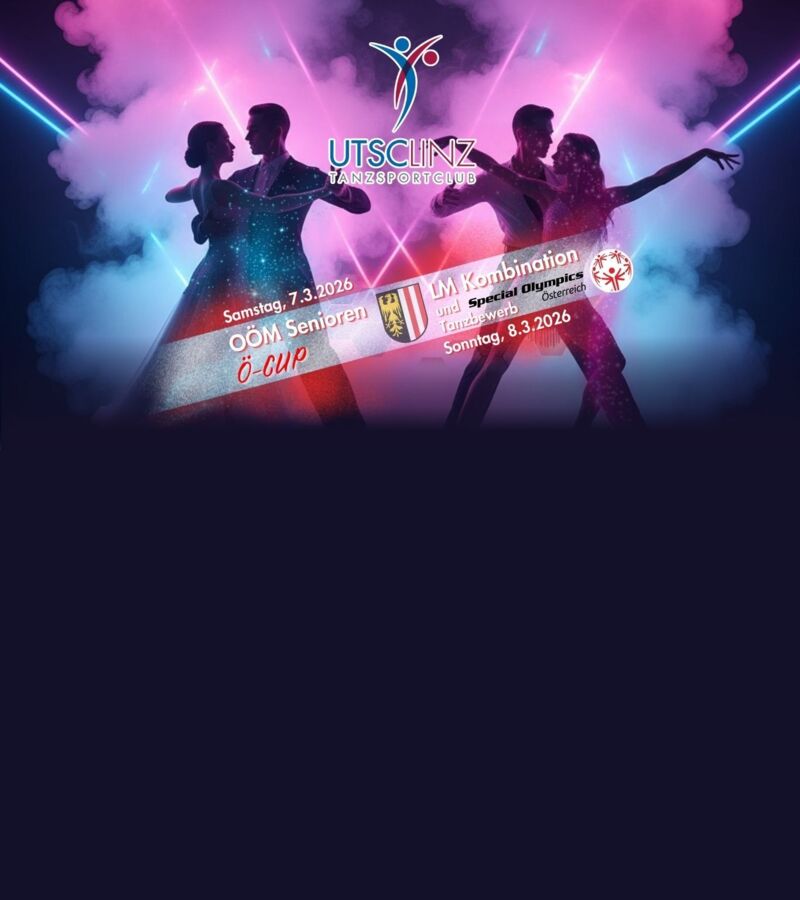 Tanzsport für alle Generationen: Oberösterreichisches Landesmeisterschaftswochenende am 7. und 8. März