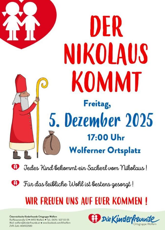 Der Nikolaus kommt ...