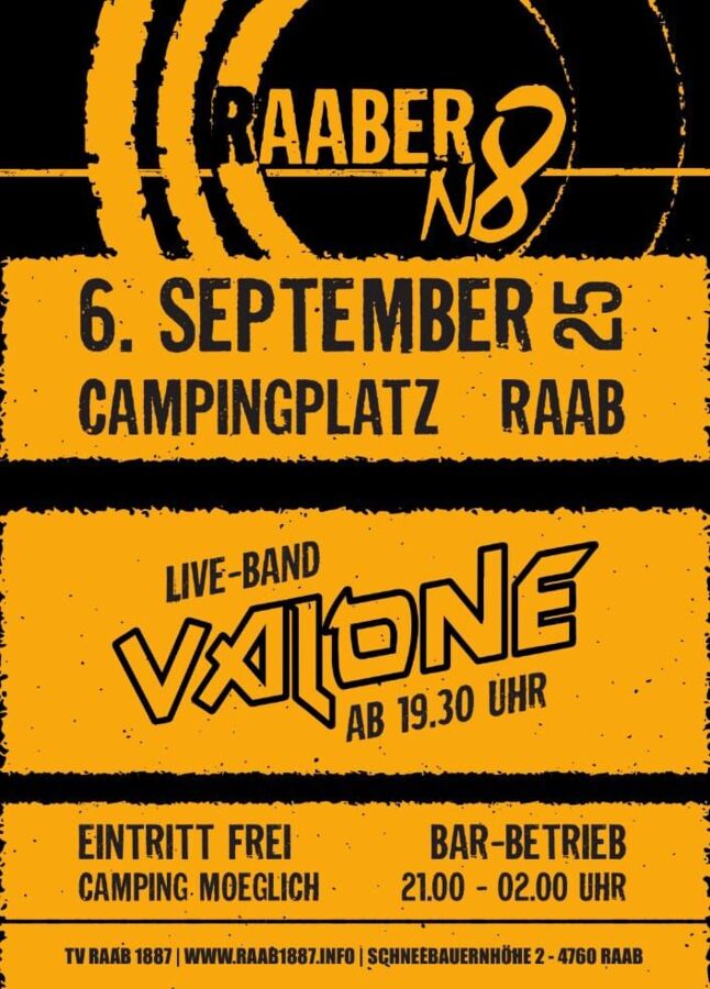 Raaber N8 - LiveBand x Rockbar x Bierinsel