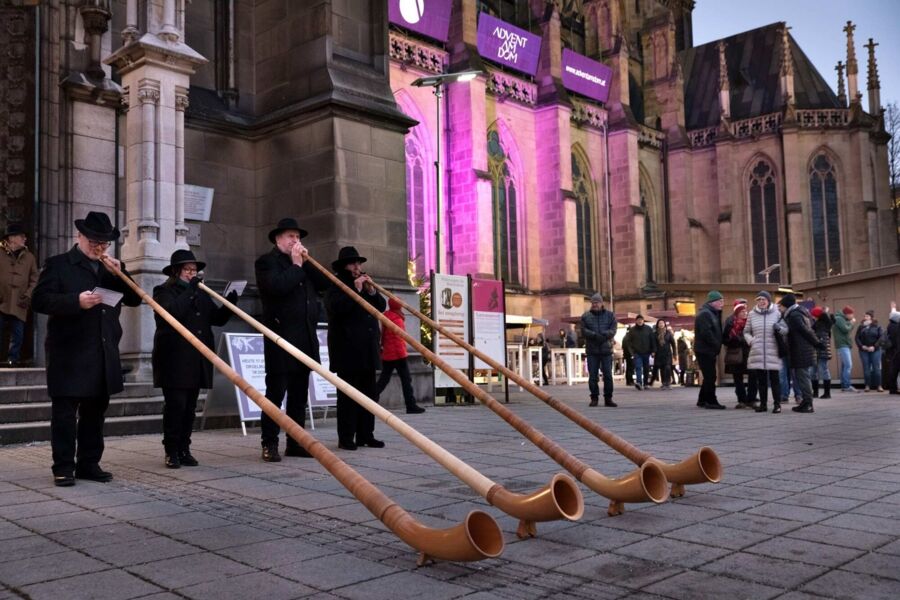 Live-Musik am Domplatz - Linzer Alphornbläser