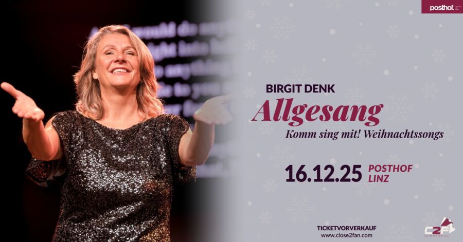 Birgit Denk lädt zum „Allgesang“ - WEIHNACHTEN