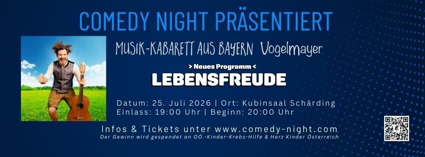 Musik-Kabarett aus Bayern: Vogelmayer LIVE „Lebensfreude“