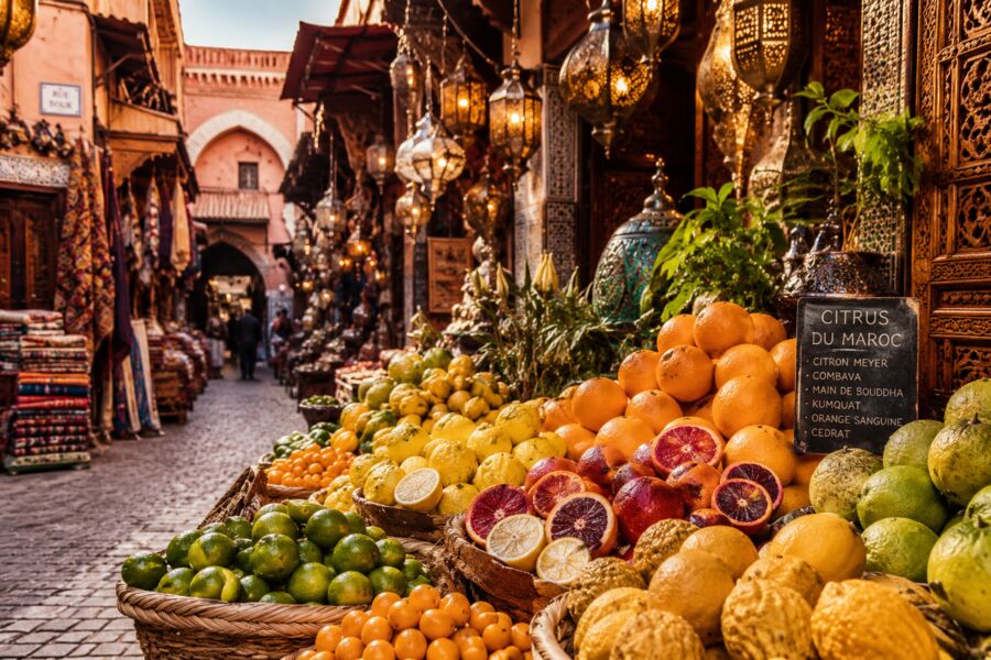 1001 Marrakesch: Mini Souk & Genussreise inkl. Zitrusmarkt