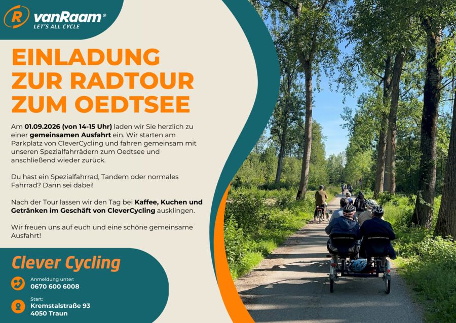 Einladung zur gemeinsamen Radtour in Traun!