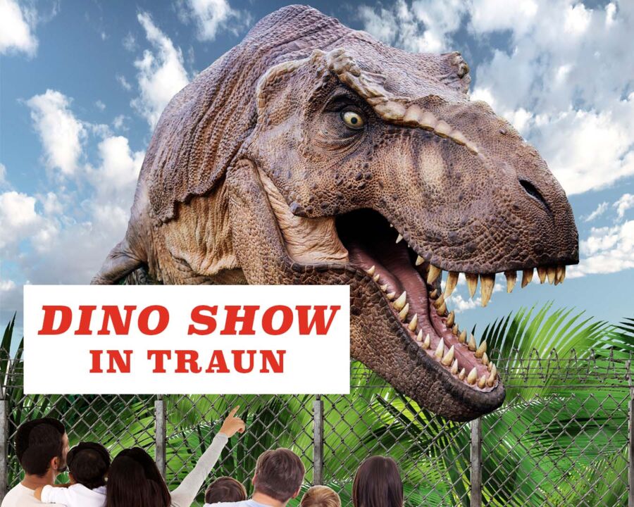 Die lebendige Dinosaurier Show in Traun
